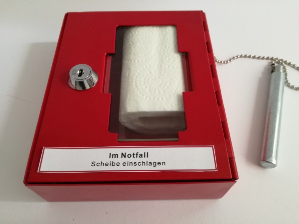 Notfall-Box Klopapier